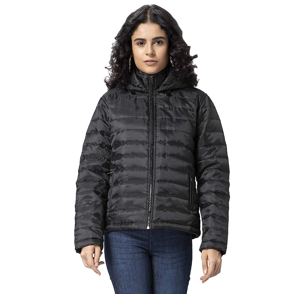 Hestic Sports Wear Newest Stylish Fashion Womens Down Coat Customized Logo Down Jacket puffer jacket men custom logo